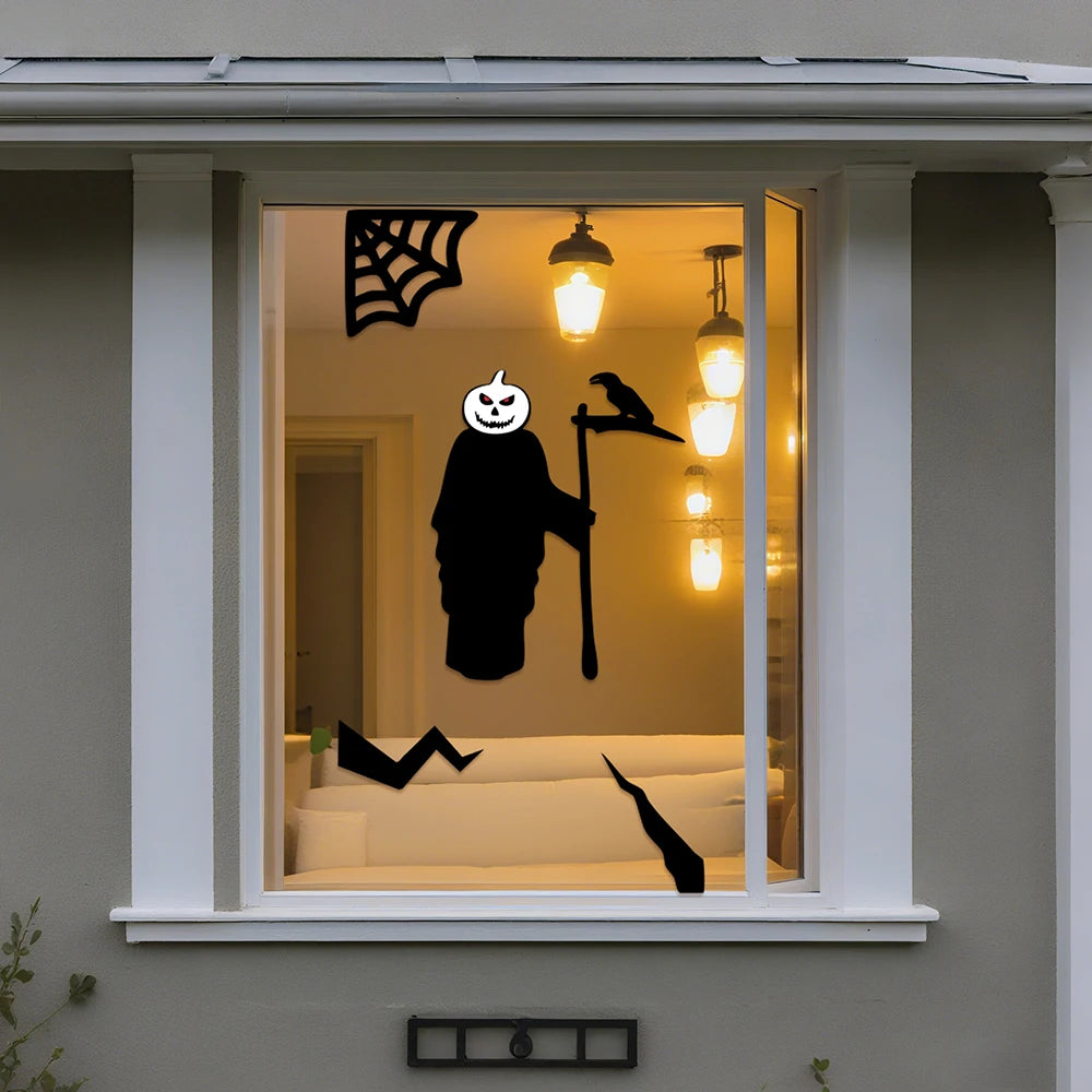 Halloween decorations room door stickers