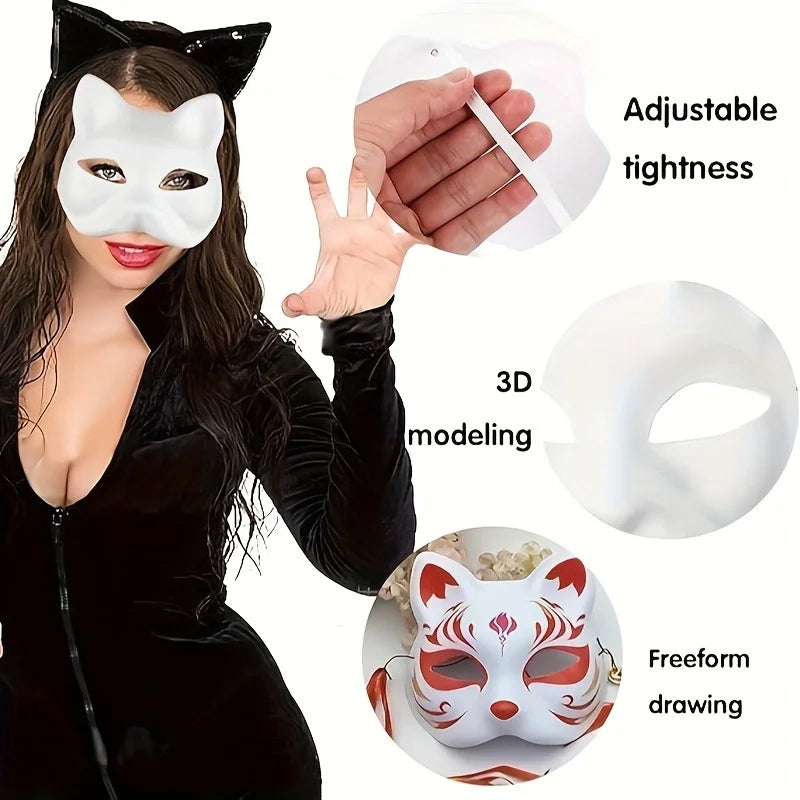 1-20pcs Japanese Mask Paper Blank Mask