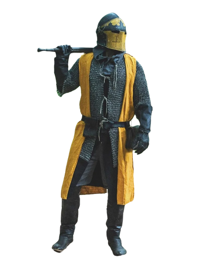 Open-Front Surcoat - Linen Medieval Overgarment Vikings Costume
