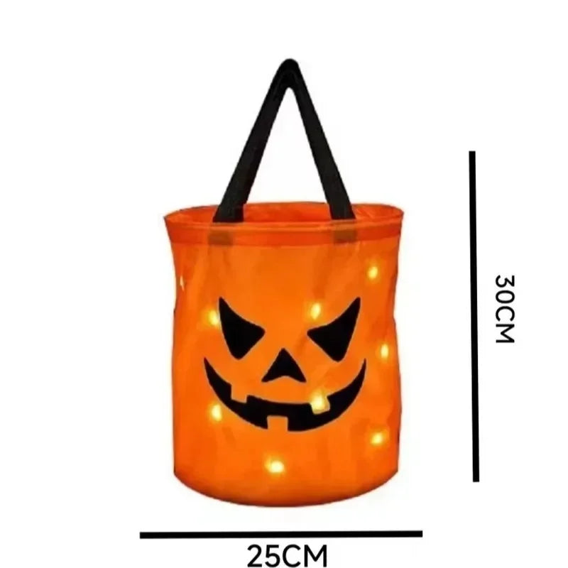 1-20PC LEDLight Up Halloween Pumpkin Candy