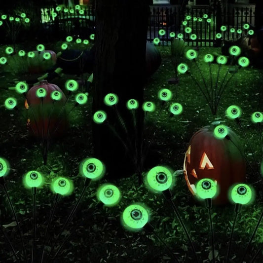 Ghost Eyeball Stake Light Bleeding Eyeballs Firefly Solar Lights for Yard