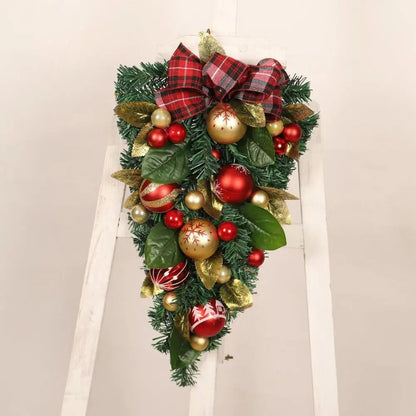 Christmas Wreath - Elegant Seasonal Decor - Decorative Wreath for Home & Holiday