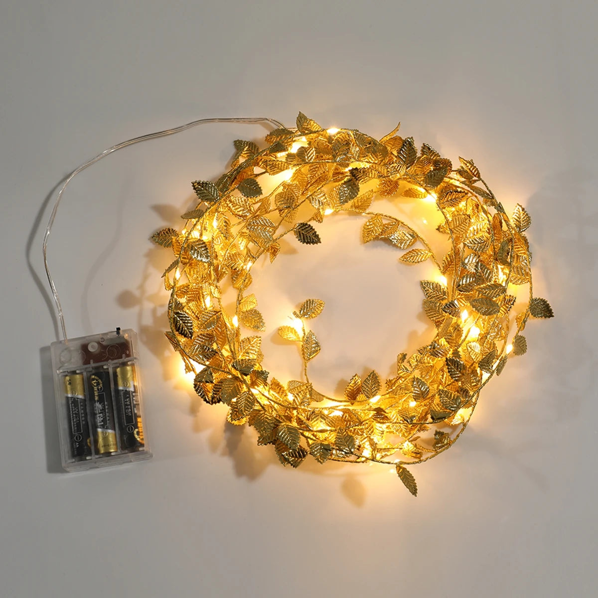 LED Battery Powerd Golden Tiny Leaves Fairy String Light