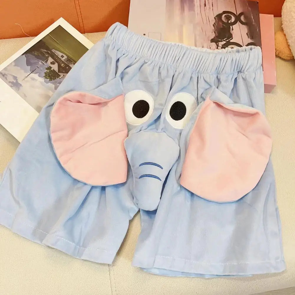 Men Pajamas Pants Cartoon Elephant