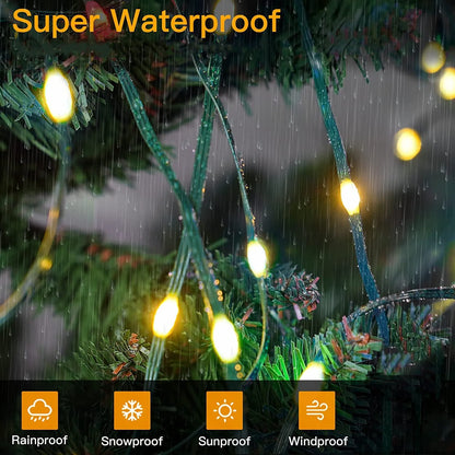 Solar Outdoor String Lights 100/150m -Waterproof Garlands