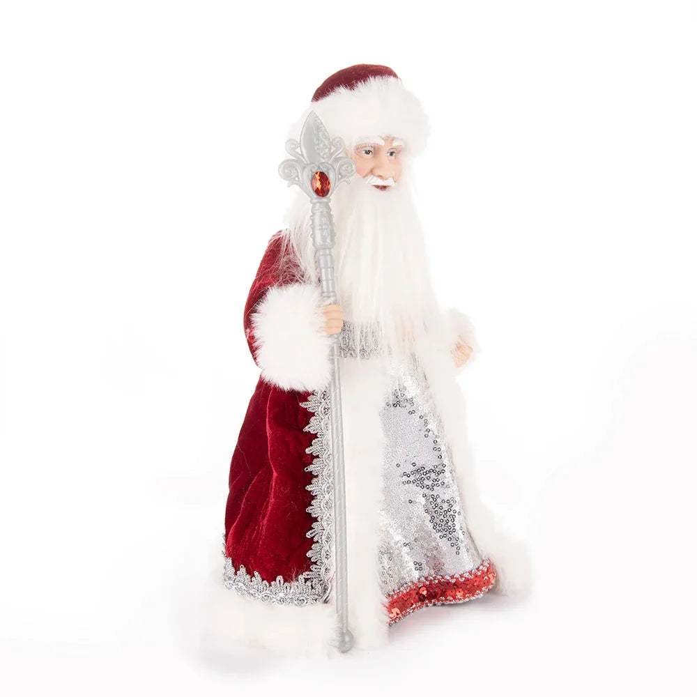 Santa Claus Boy Girl Russian Electric Music Doll