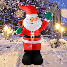 Santa Claus Inflatable LED Lights Yard Decorations