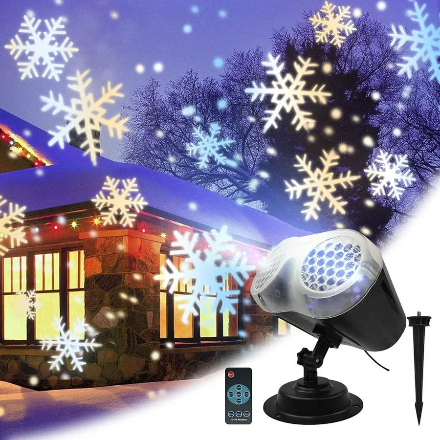 Christmas Snow Lights Projector