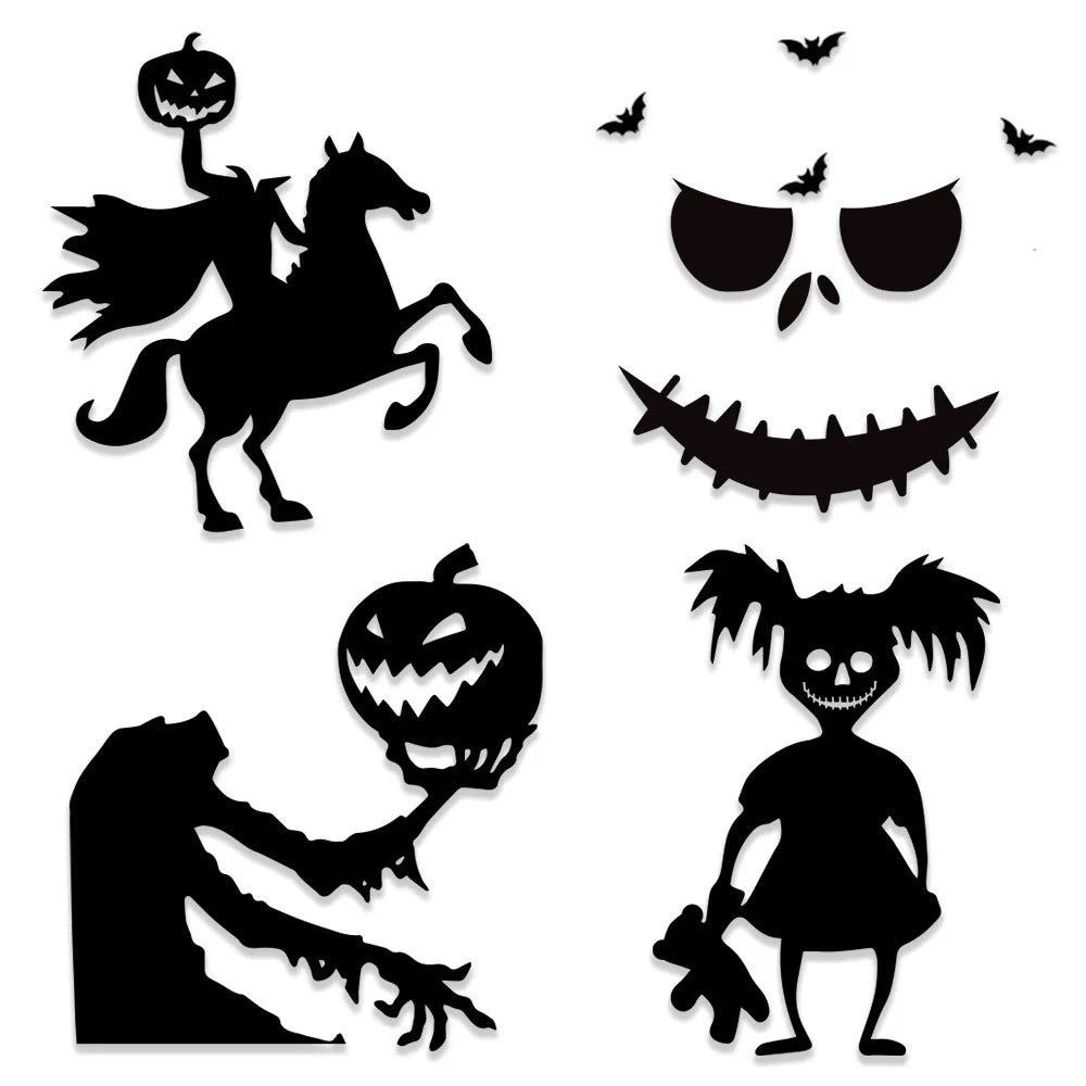 Halloween Horror Door Stickers