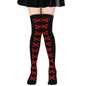 Womens Bone Thigh High Stockings