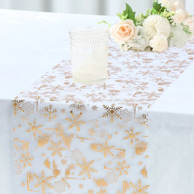 Golden Table Runner