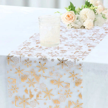 Golden Table Runner