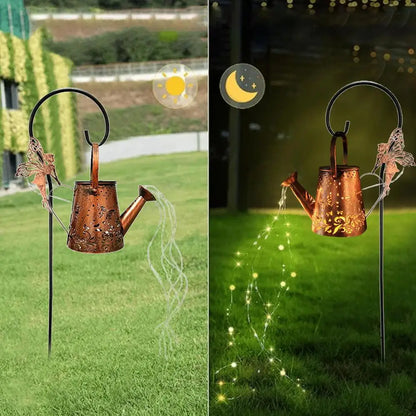 LED Outdoor Solar Lights hollow butterfly