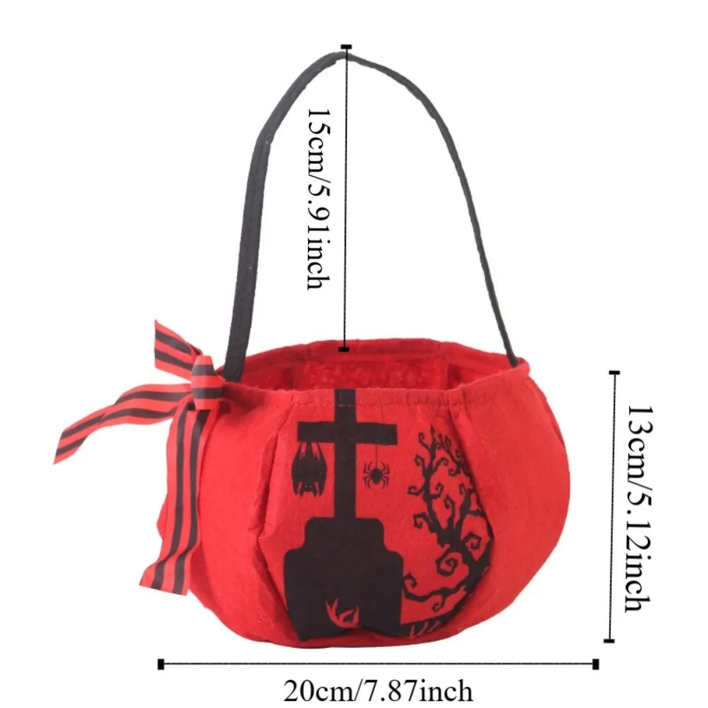 Basket Trick or Treat Halloween Candy Bag