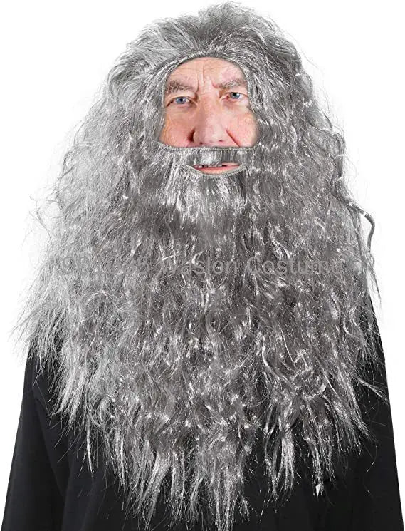 Beard Set Wizard Costume
