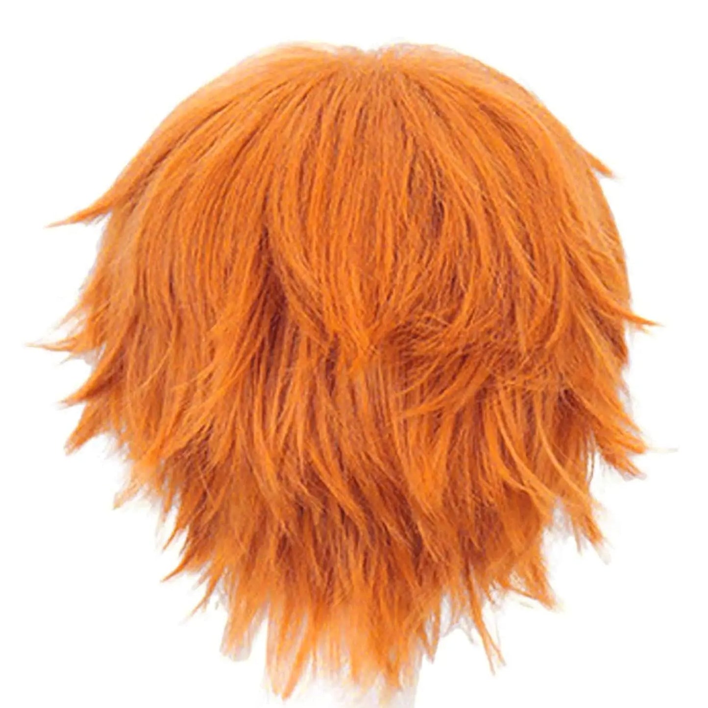 Short Orange Wig for Men Orange Cosplay Costume