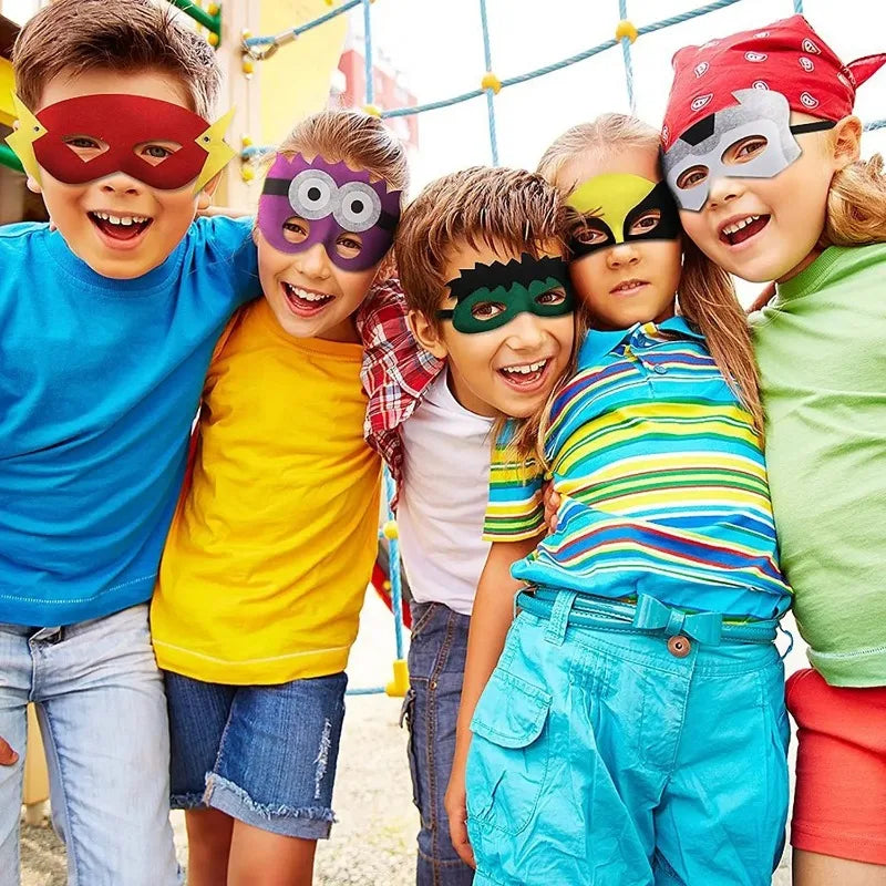 32Pcs Halloween Superhero Masks
