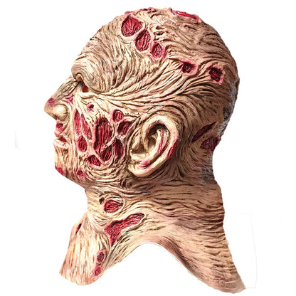 Freddy Krueger Mask Monster Latex Scary For Adult One Size