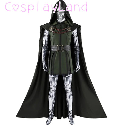 Black Doom Cosplay Costume Adult