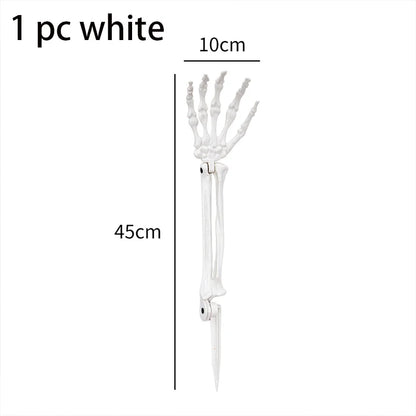 Skeleton Head Hands Halloween