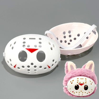 For 17cm Labubu Mask Doll Accessories
