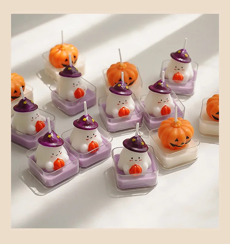 Halloween Fun Scented Candles - Handmade Decor for Home