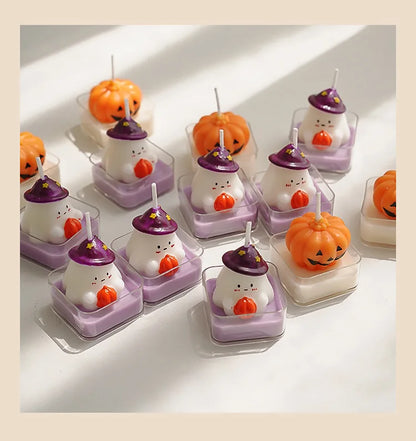 Halloween Fun Scented Candles - Handmade Decor for Home