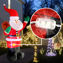 Santa Claus Inflatable LED Lights Yard Decorations