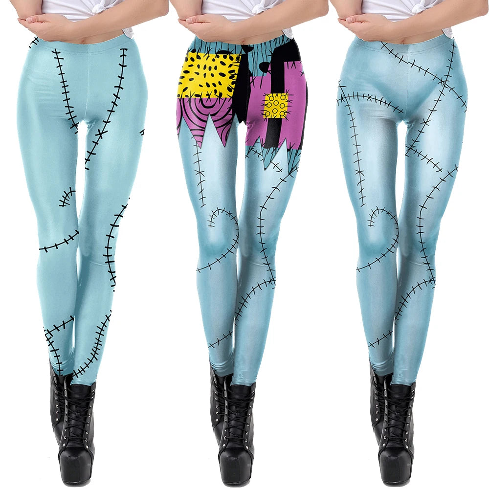 Women Slim Jumpsuit Catsuit Zentai Bodysuit Gothic Leggins
