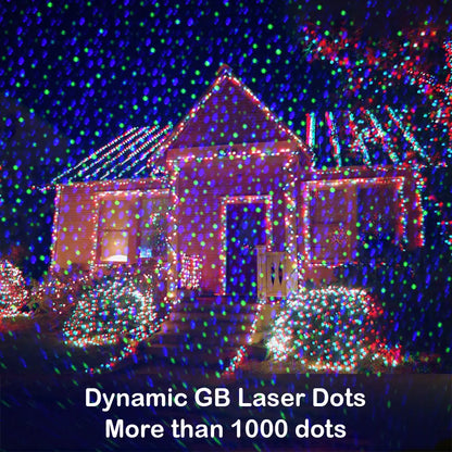 Christmas Projector Dynamic Laser Dots - Country House