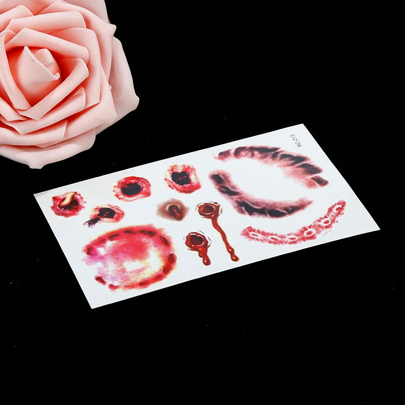 Scar Tattoo Sticker 1PC - Festivewarehouse™