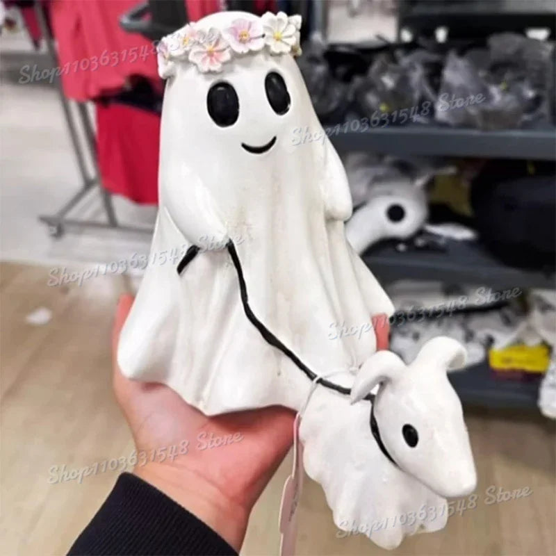 Resin Ghost Walking Dog Statue Decoration - Festivewarehouse™