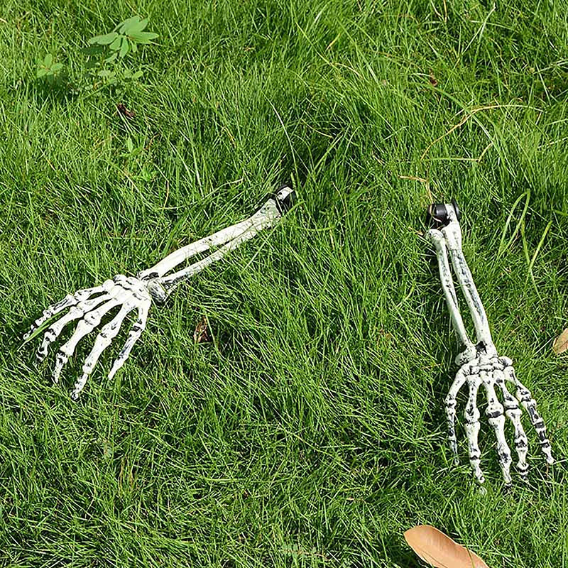 Realistic Life Size Fake Human Hand Bone For Haunted House Decor