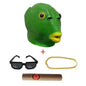 Cospaly Green Fish headed Monster Mask