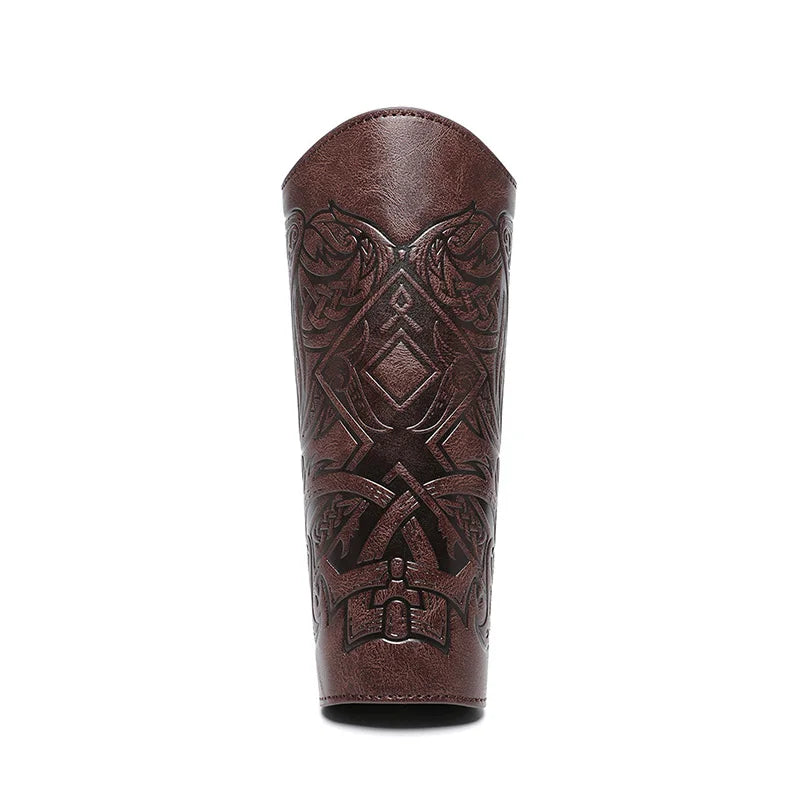 Medieval PU Leather Gauntlet Wristband