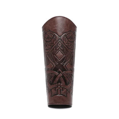 Medieval PU Leather Gauntlet Wristband