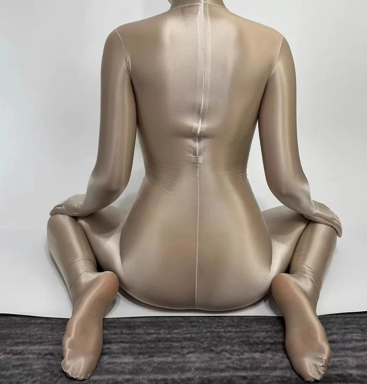 Shiny Bright Black/Pink/Green/Gray/White High Jumpsuits