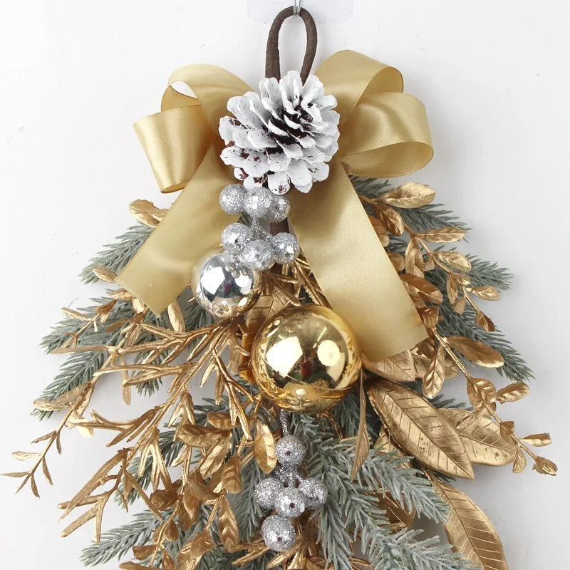 Christmas Wreath - Elegant Seasonal Decor - Decorative Wreath for Home & Holiday