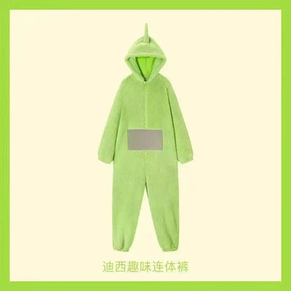Kids Adult Teletubbies Costumes Soft Long