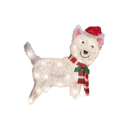 LED Christmas Dog Yard Decor