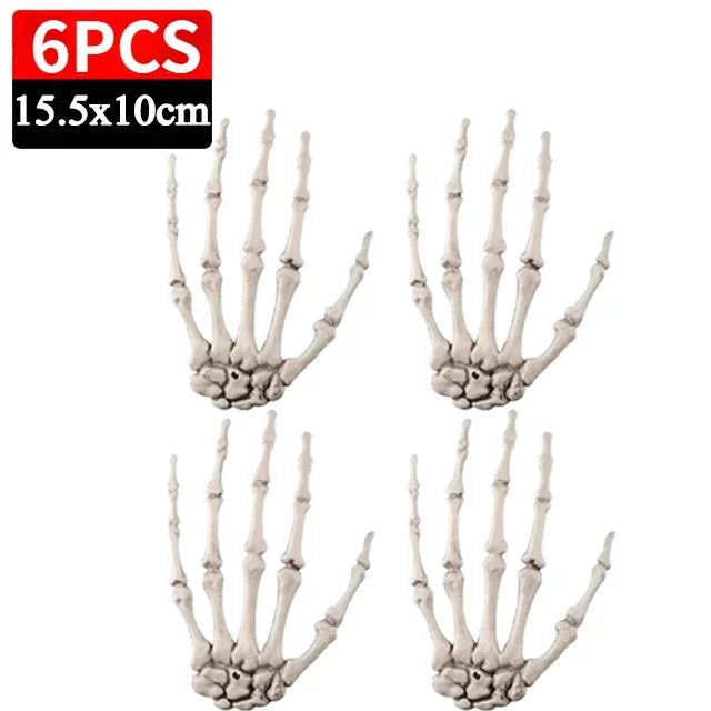 Scary Skull Hand Realistic Skeleton