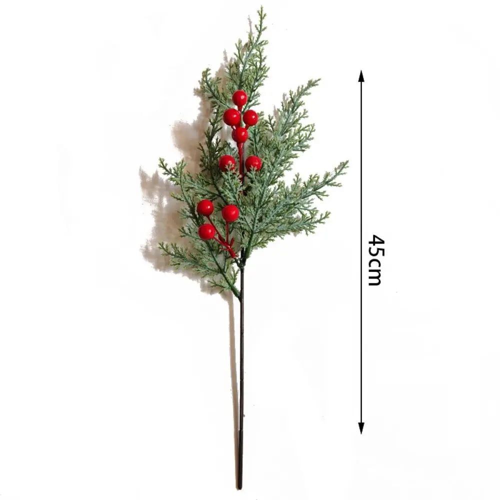 Elegant Seasonal Decor - Green Artificial Pine Branch Christmas Tree