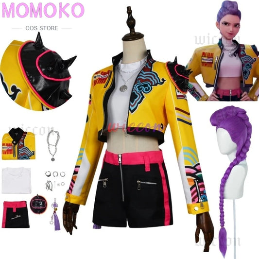 2025 Demon Hunters Huntrix Rumi Cosplay KPOP