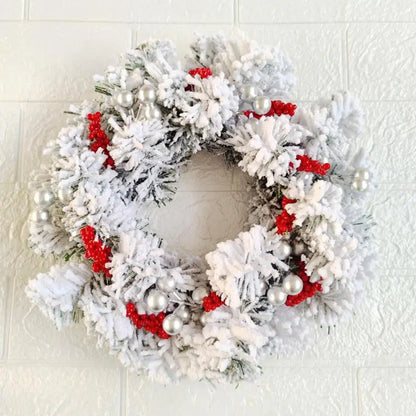 Christmas Wreath - Elegant Seasonal Decor - Decorative Wreath for Home & Holiday