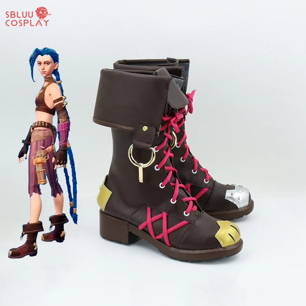 SBluuCosplay LOL Arcane Jinx Cosplay Boots