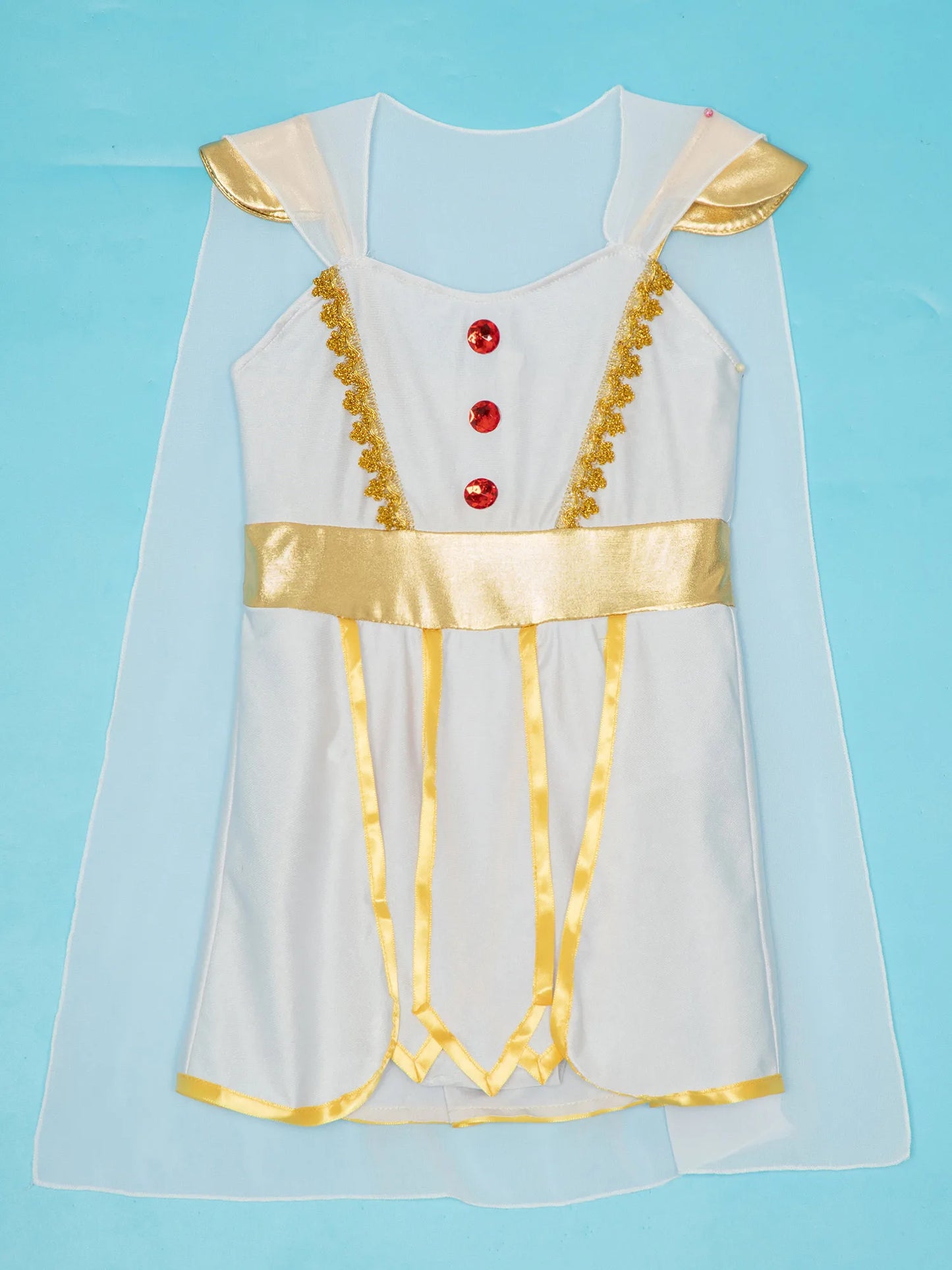 Girls Ancient Greek Athena Goddesses Queen Cosplay Costume