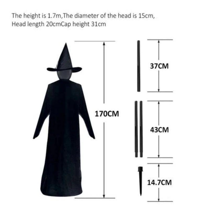Light-Up Witches with Stak Screaming Witches Sound Activated Sensor