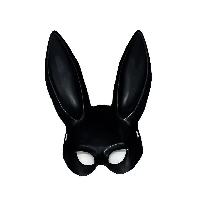 1pcs Black White Rabbit Mask