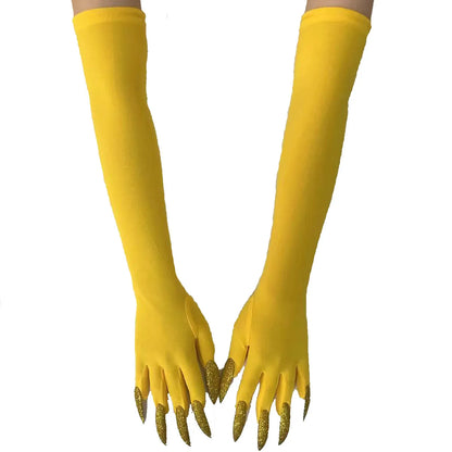 Cool Halloween gloves Green Ghost claws