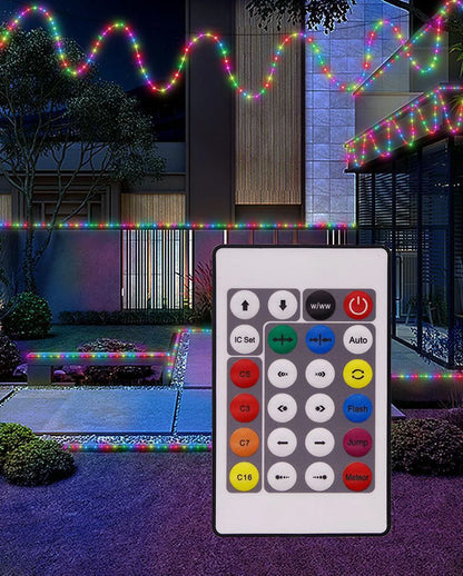 RGB Led String Lights Remote Bluetooth USB